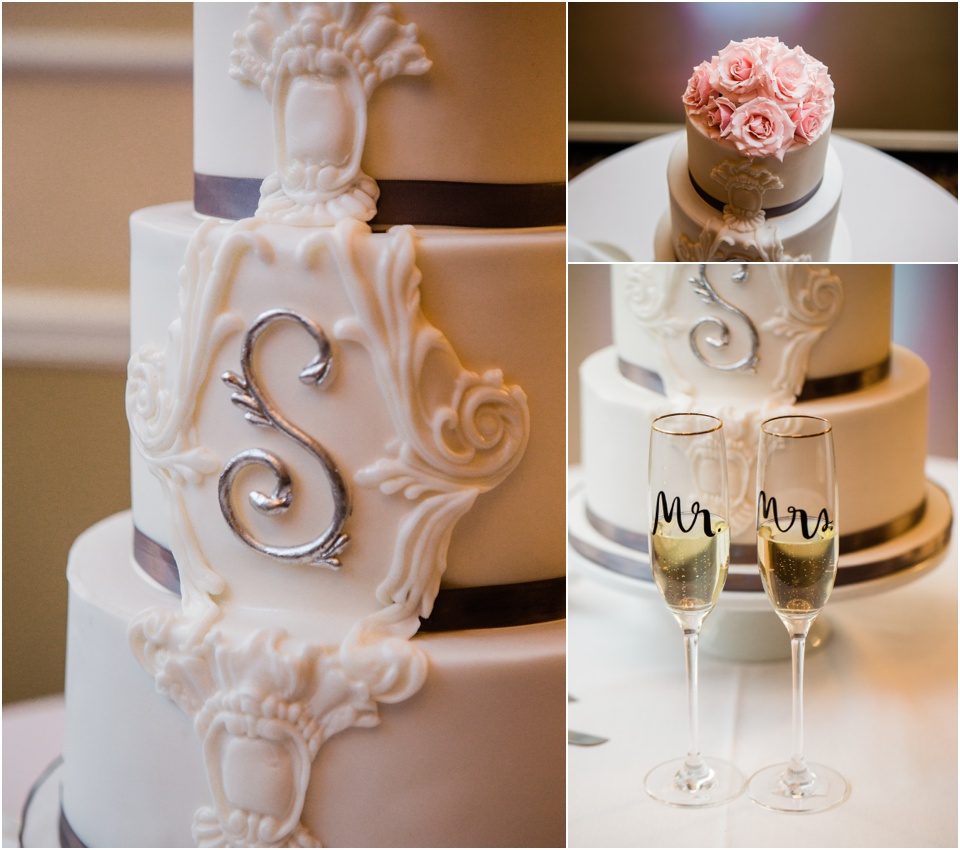 three tier wedding cake by La Patisserie Chouquette